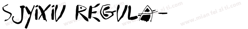 SJyixiu Regula字体转换